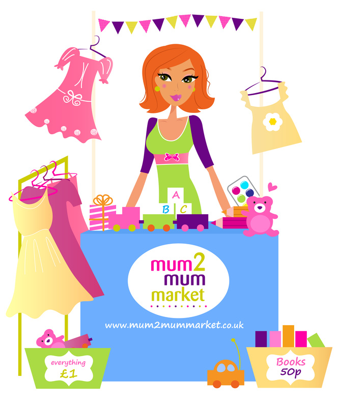 Logo: Mum2mum market baby and children's nearly new sales