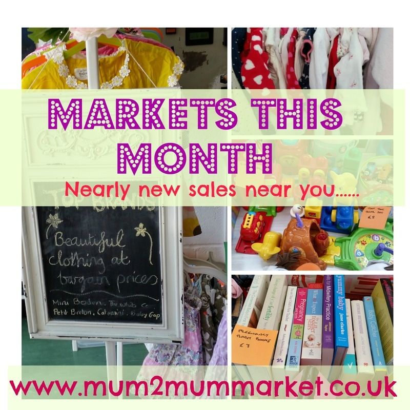 PictureBaby and kids market  NEARLY NEW SALES  Mum2mum markets- March 2017