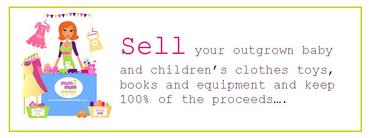 Sell your second hand baby and children's clothes, toys, books and equipment at a mum2mum market nearly new sale and keep 100% of the proceeds